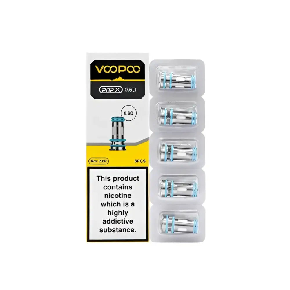 VooPoo PnP X Replacement Coils (0.15Ohm/0.2Ohm/0.3Ohm/0.6Ohm) - Vaping Products
