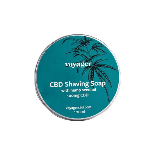 Voyager 100mg CBD Shaving Soap - 100ml - CBD Products