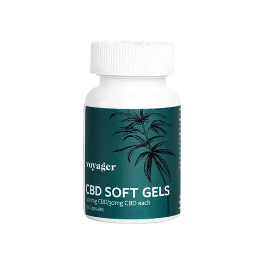 Voyager 900mg CBD Soft Gels - 30 Caps - CBD Products