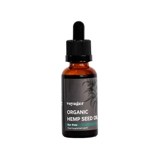 Voyager Pets Organic Hemp Seed Oil - 30ml - CBD Products