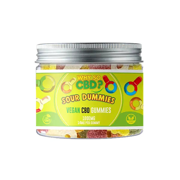 Why So CBD? 1000mg Broad Spectrum CBD Small Vegan Gummies - 11 Flavours - CBD Products