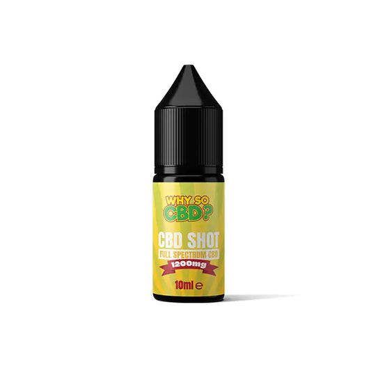 Why So CBD? 1200mg Full Spectrum CBD Shot 10ml - CBD Products