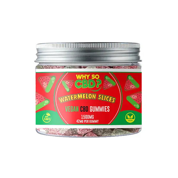 Why So CBD? 1500mg Broad Spectrum CBD Small Vegan Gummies - 11 Flavours - CBD Products