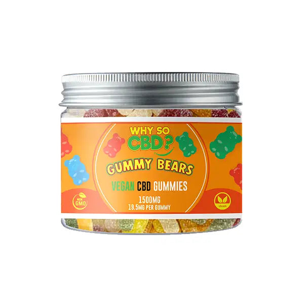 Why So CBD? 1500mg Broad Spectrum CBD Small Vegan Gummies - 11 Flavours - CBD Products