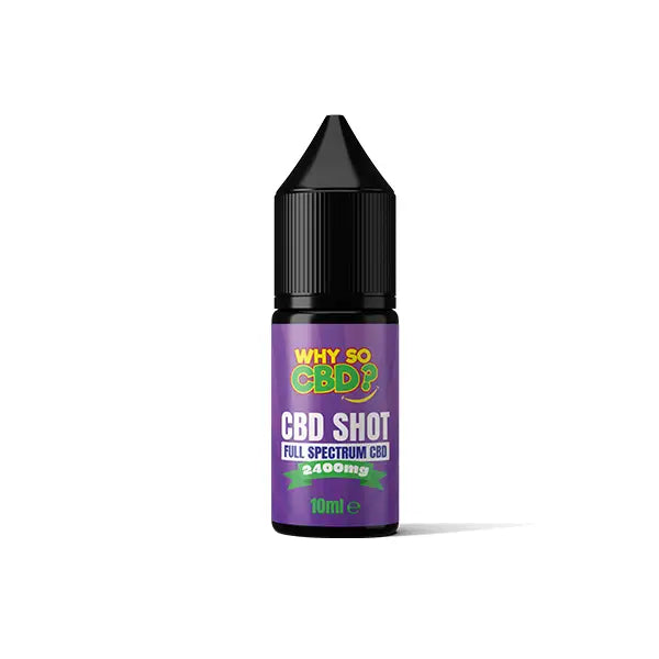 Why So CBD? 2400mg Full Spectrum CBD Shot 10ml - CBD Products