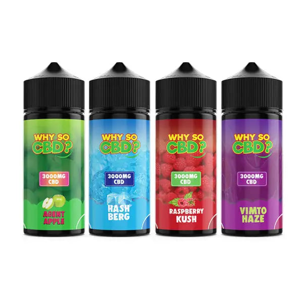 Why So CBD? 3000mg Full Spectrum CBD E-liquid 120ml - CBD Products