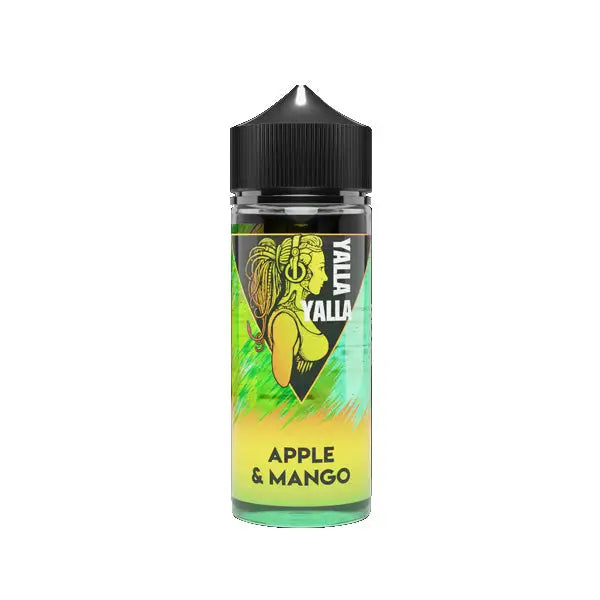 Yalla Yalla 100ml Shortfill 0mg (70VG/30PG) - Apple & Mango - Vaping Products