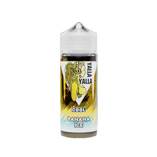 Yalla Yalla Cool 100ml Shortfill 0mg (70VG/30PG) - Banana Ice - Vaping Products