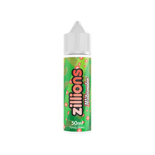 Zillions 50ml Shortfill 0mg (70VG/30PG) Vaping Products