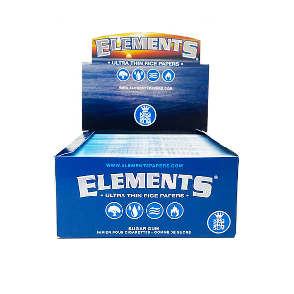 50 Elements King Size Slim Ultra Thin Papers