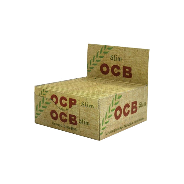50 OCB Organic Hemp King Size Slim Papers