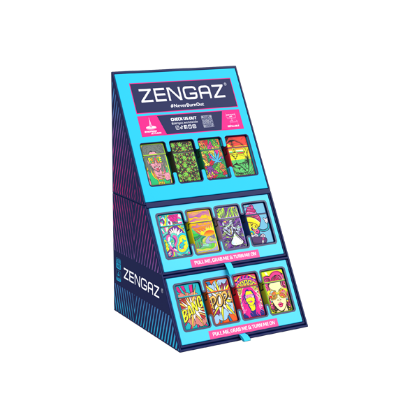 engaz Cube ZL-30 Chip Set (UK-S4) - Jet Flame Lighters Bundle + 48 L