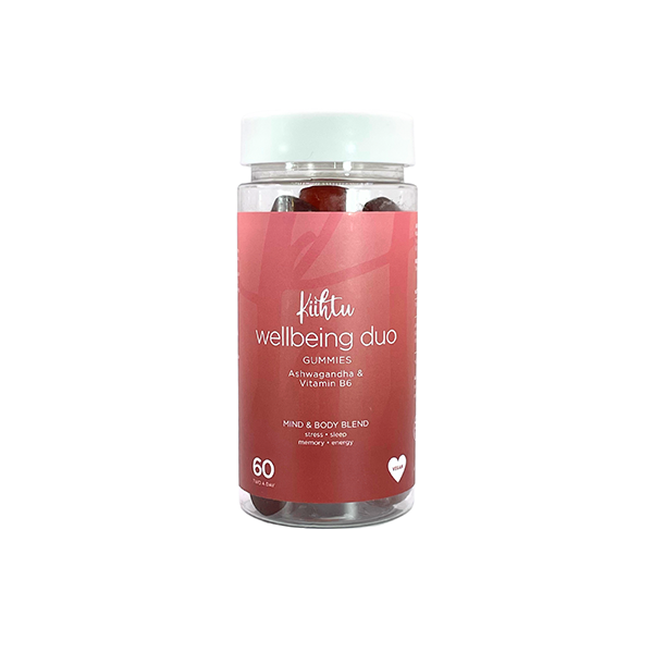 Kiihtu Wellbeing Duo Ashwagandha Gummy - 60 Pieces