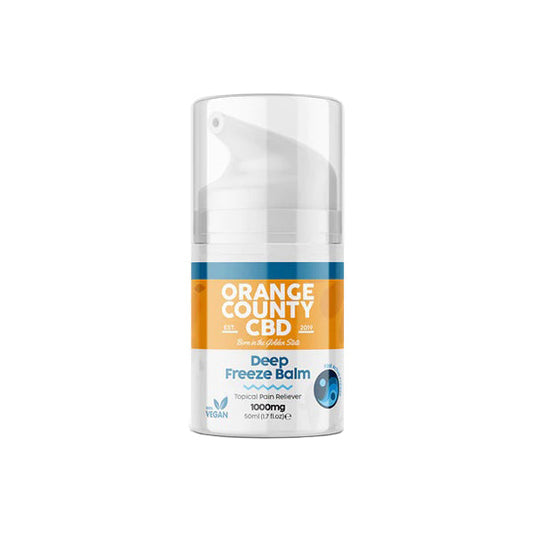 Orange County CBD 1000mg Deep Freeze Muscle Balm 50ml :: Short Dated Stock ::