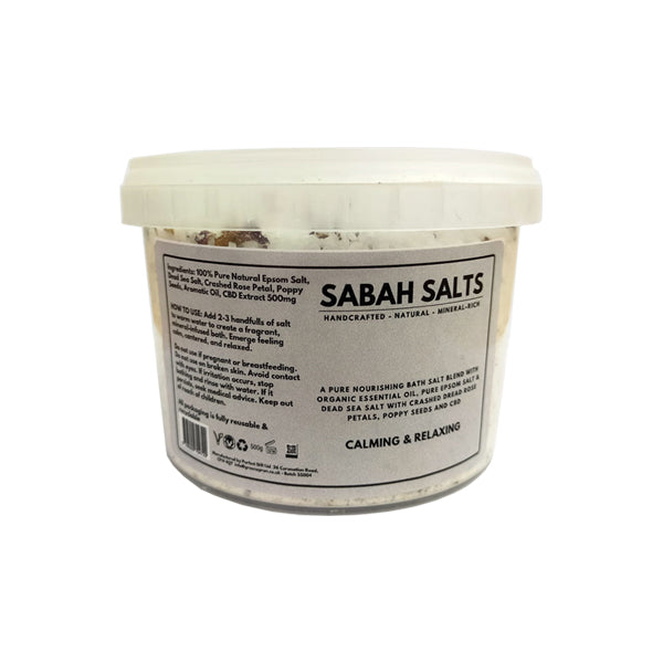 Sabah 500mg CBD Calming & Relaxing Bath Salts