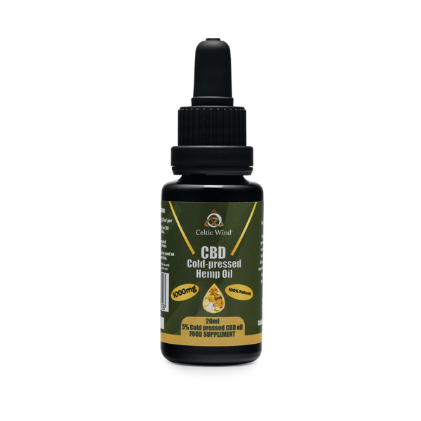 Celtic Wind Crops 1000mg CBD Multi-Complex Hemp Oil - 20ml