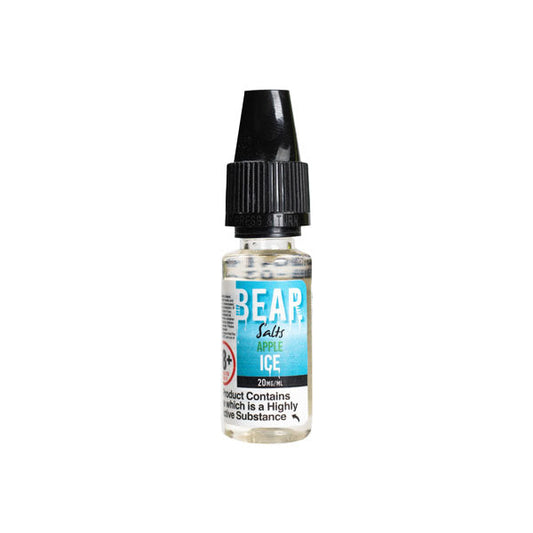 20mg Bear Flavours Ice 10ml Nic Salts (50PG/50VG)