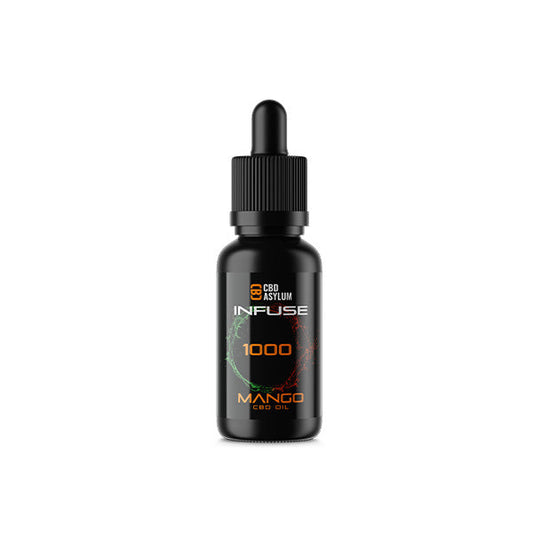 CBD Asylum Infuse 1000mg CBD Mango Oil - 30ml (BUY 1 GET 2 FREE)