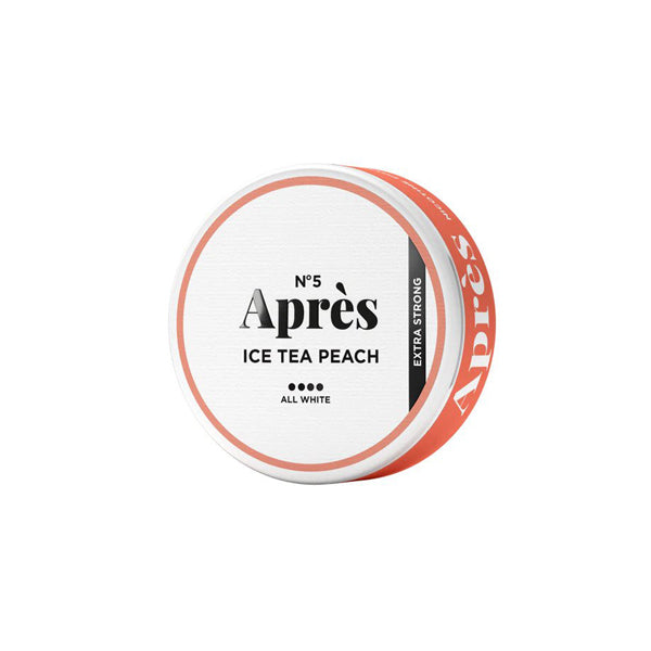 Après 15mg Ice Tea Peach Extra Strong Nicotine Snus Pouches 20 Pouches