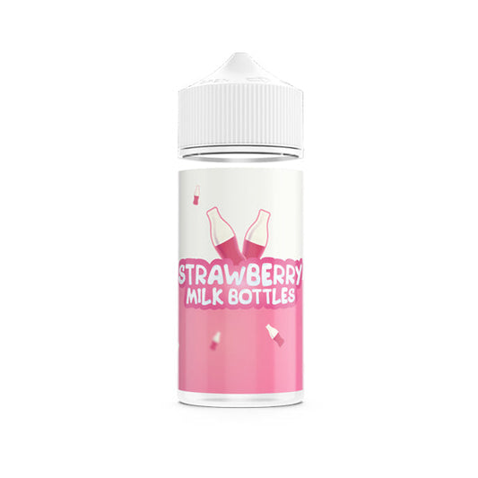 Strawberry Milk Bottles 100ml Shortfill 0mg (70VG/30PG)