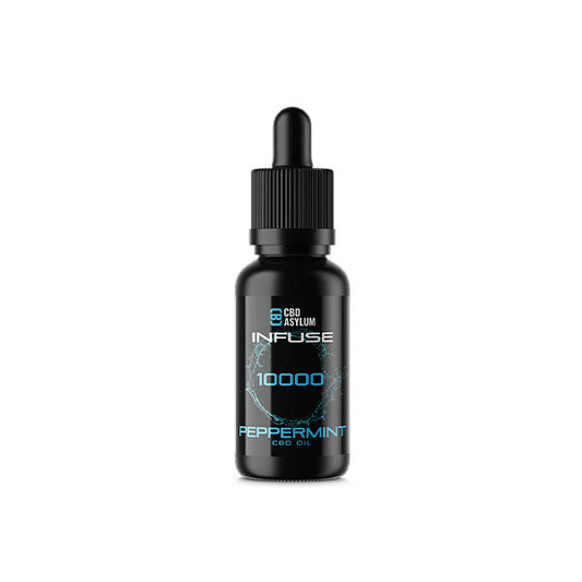 CBD Asylum Infuse 10000mg CBD Peppermint Oil - 30ml (BUY 1 GET 2 FREE)