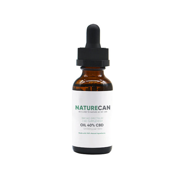 Naturecan 40% 12000mg CBD Broad Spectrum MCT Oil 30ml