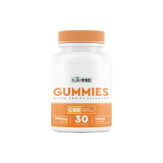 Bullet CBD 300mg Broad Spectrum CBD Gummies - 30 Pieces