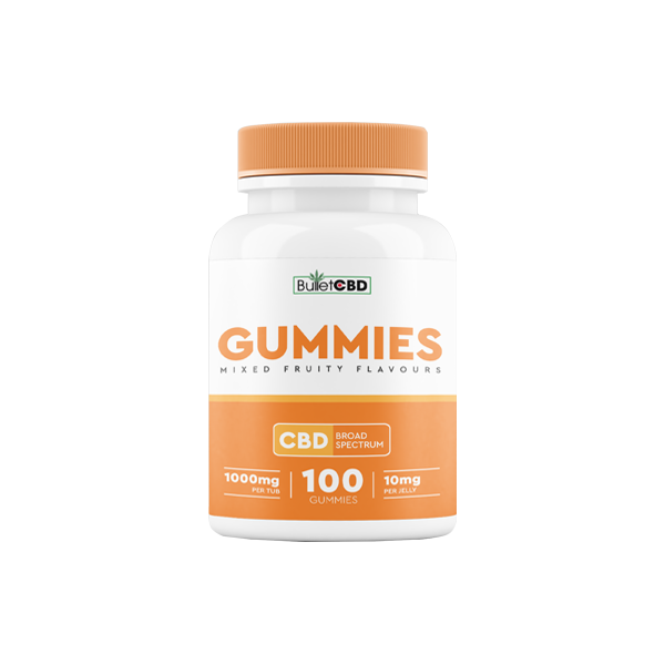 Bullet CBD 1000mg Broad Spectrum CBD Gummies - 100 Pieces