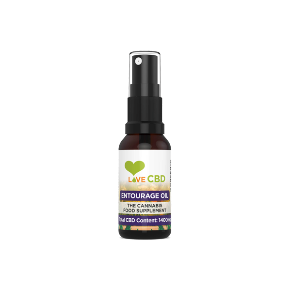 Love CBD 1400mg Entourage CBD Oil Spray - 20ml