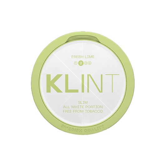 8mg Klint  Fresh Lime Slim Nicotine Pouch - 20 Pouches