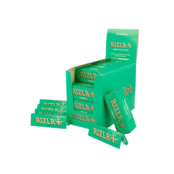 100 Green Multipack Regular Rizla Rolling Papers