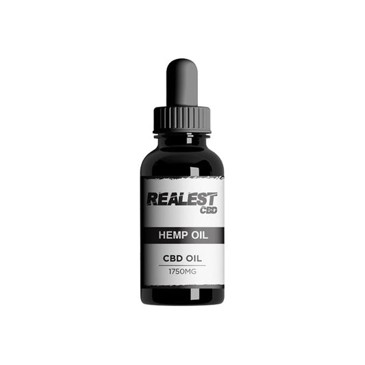 Realest CBD 1750mg Broad Spectrum CBD Hemp Oil - 30ml (BUY 1 GET 1 FREE)